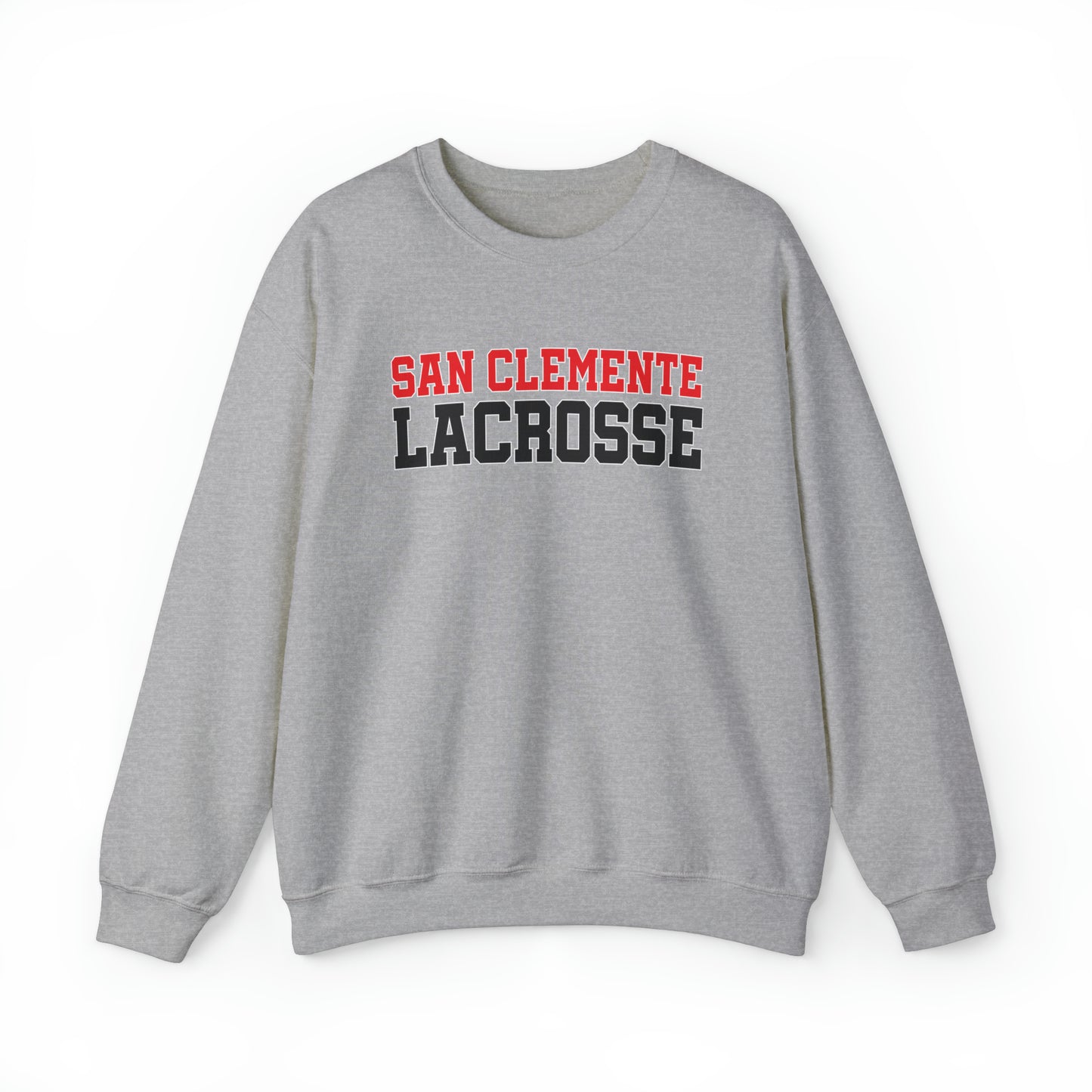 Unisex Heavy Blend™ Red & Black Letters Crewneck Sweatshirt