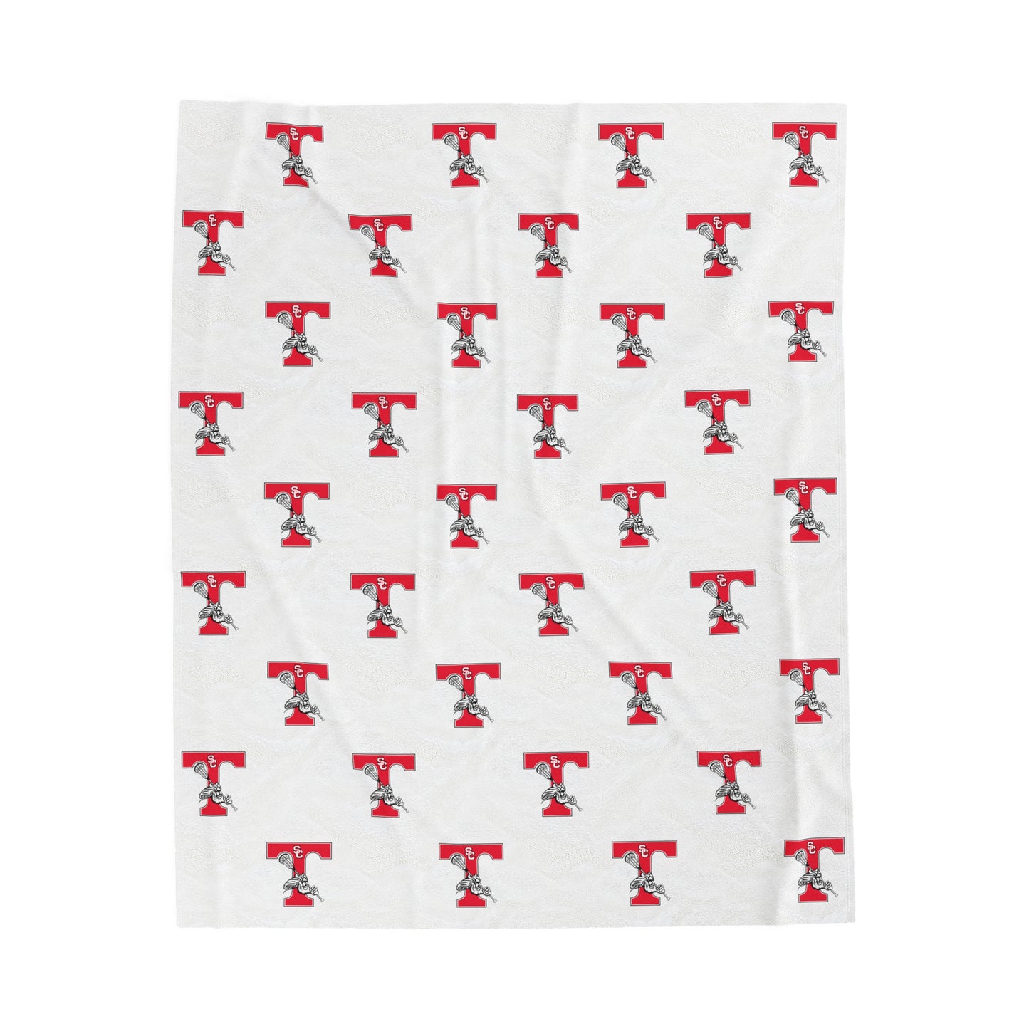 Triton Lacrosse Velveteen Plush Blanket 50x60