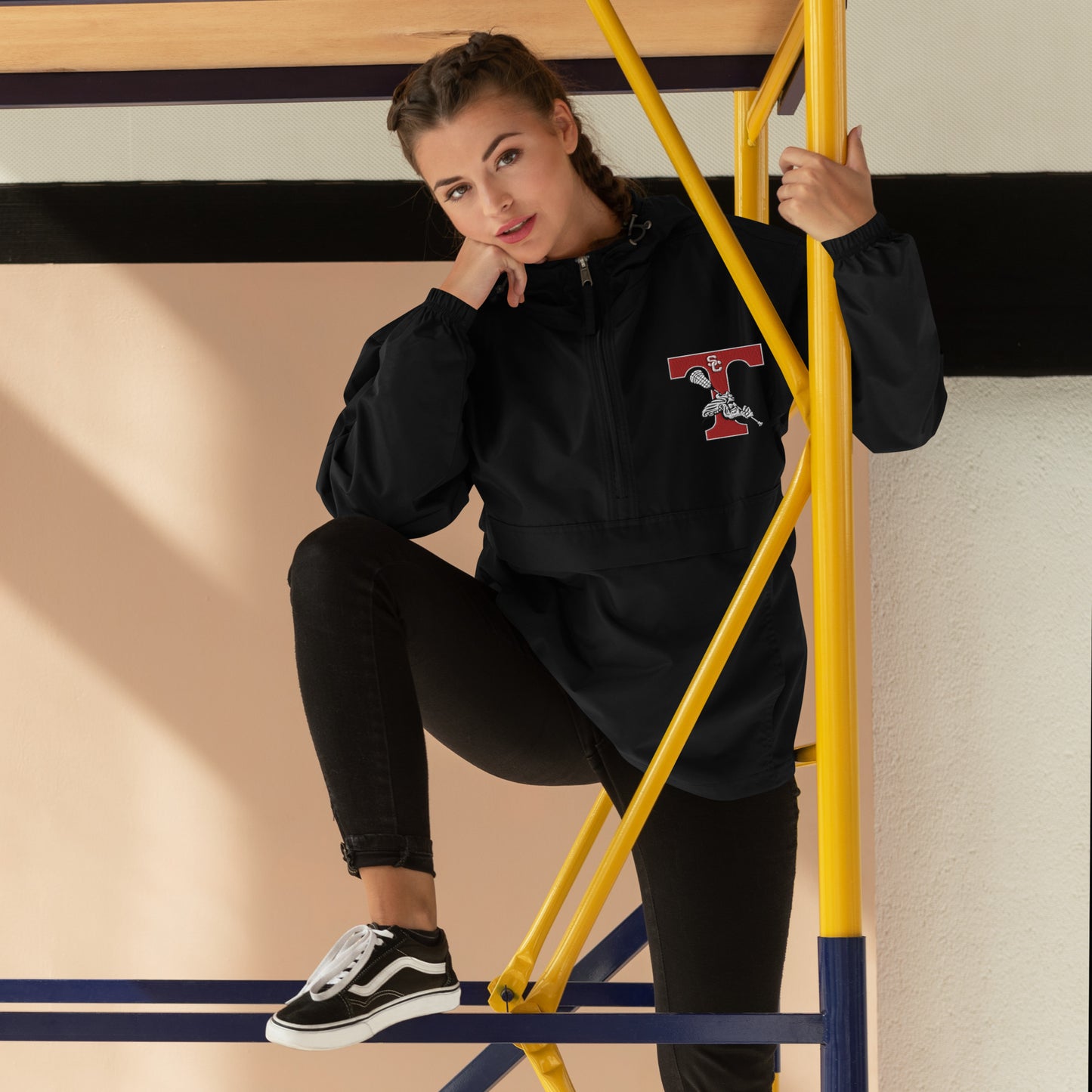 Unisex Logo Triton Embroidered Champion Packable Jacket