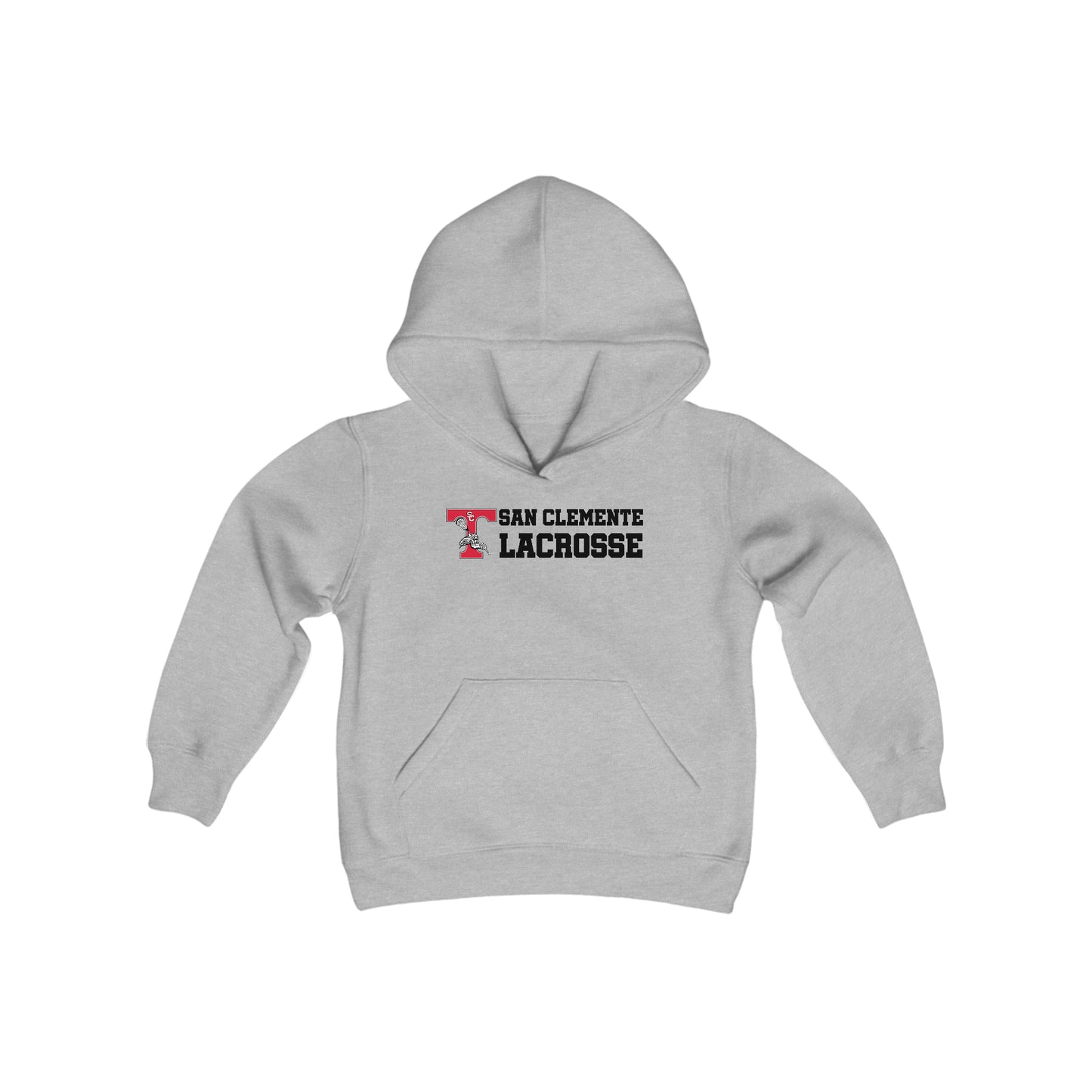 Triton Lacrosse Youth Heavy Blend Hooded Sweatshirt Logo Style