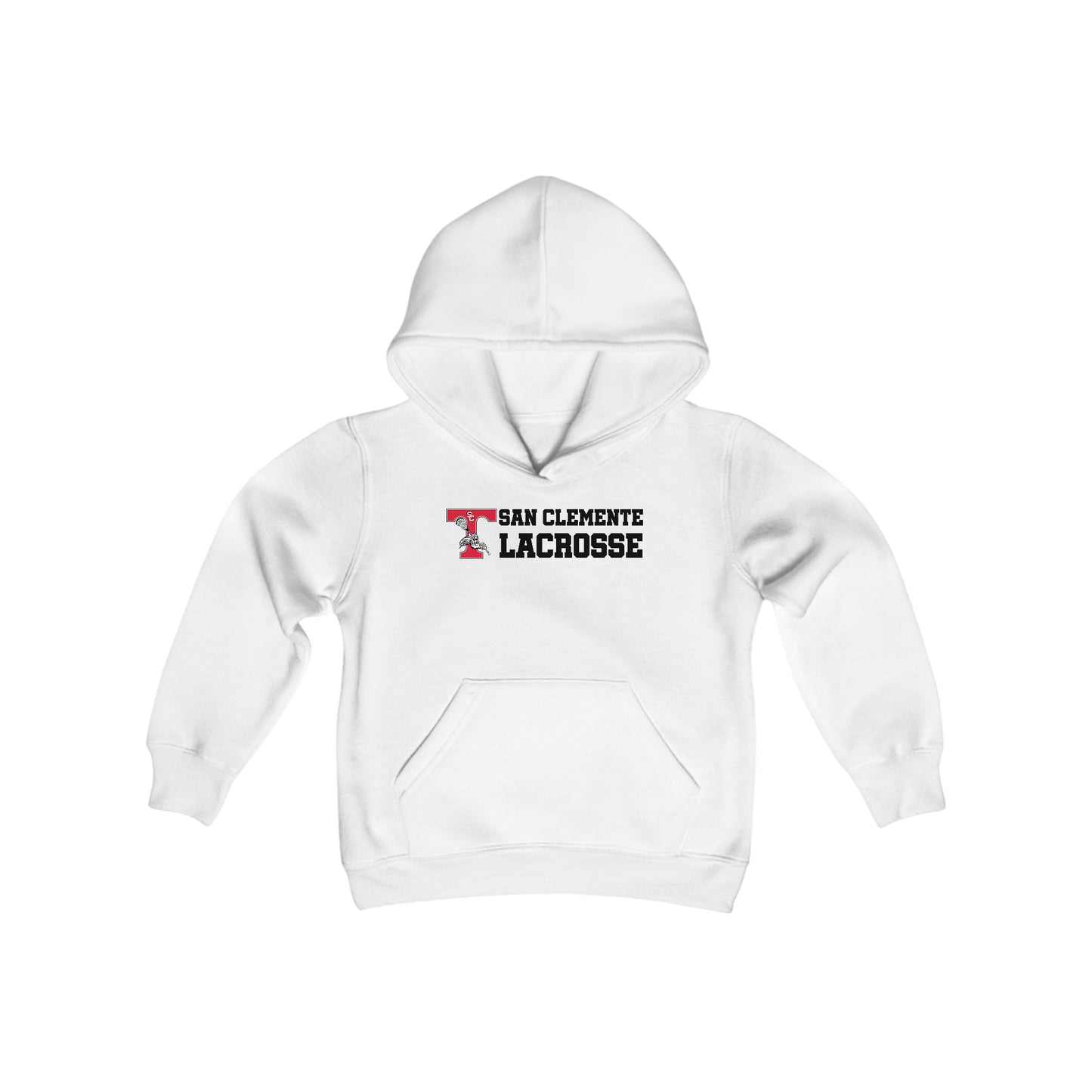 Triton Lacrosse Youth Heavy Blend Hooded Sweatshirt Logo Style