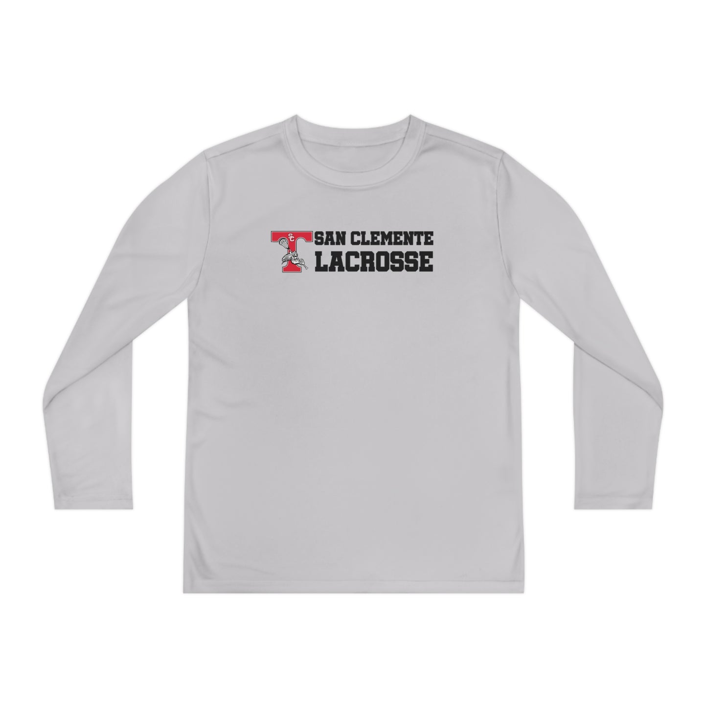 Triton Lacrosse Youth Long Sleeve Competitor Tee Logo Style
